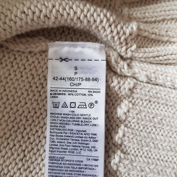 Gap cotton short sleeve knitted sweater - Picture 4 of 9
